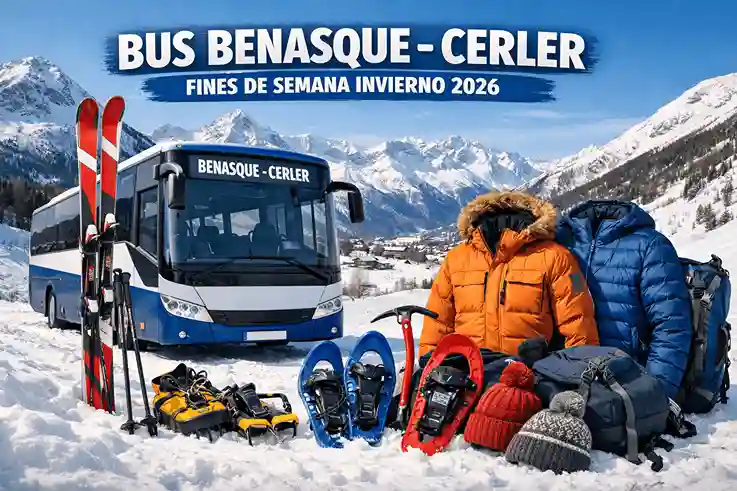 Bus Benasque-Cerler en invierno: fines de semana, Navidad y Semana Santa Bus Benasque-Cerler en invierno: fines de semana, Navidad y Semana Santa